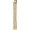 Ekena Millwork Traditional Craftsman Rough Sawn Outlooker, Douglas Fir, 6"W x 38"D x 46"H OUT06X38X46TRA04RDF - alternate 3